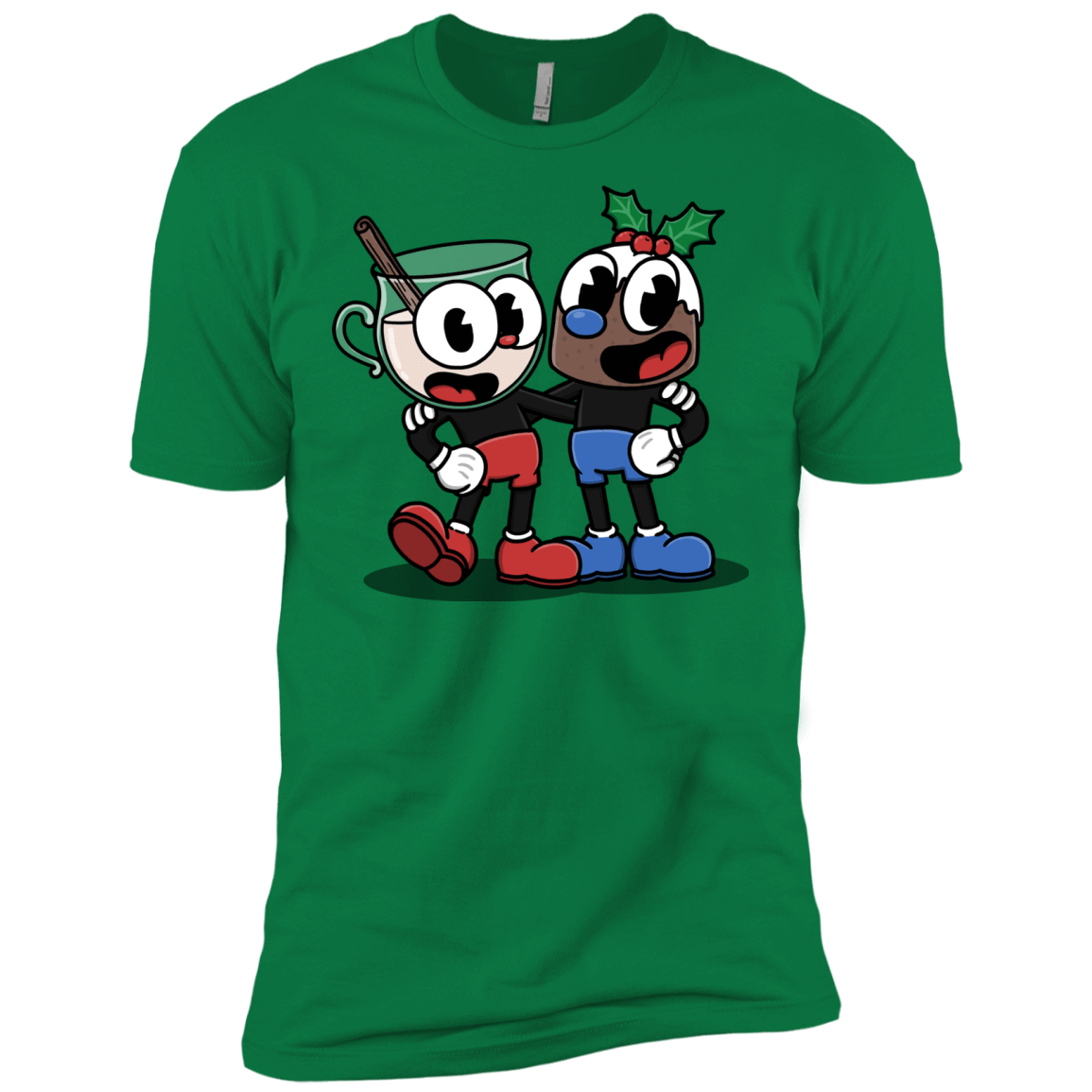 T-Shirts Kelly Green / X-Small Eggnoghead and Puddingman Men's Premium T-Shirt