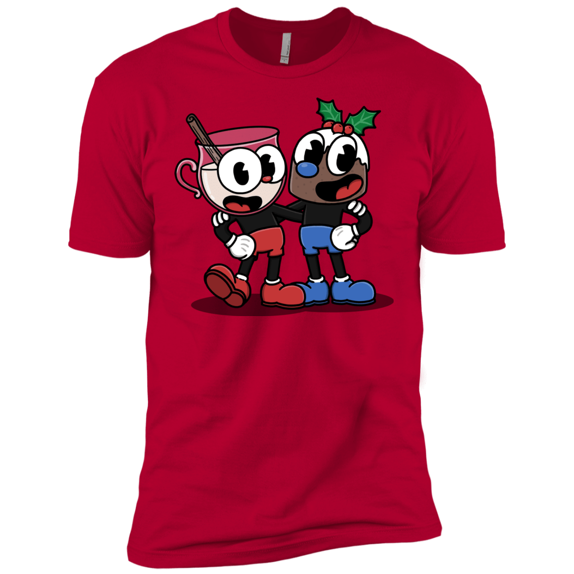 T-Shirts Red / X-Small Eggnoghead and Puddingman Men's Premium T-Shirt