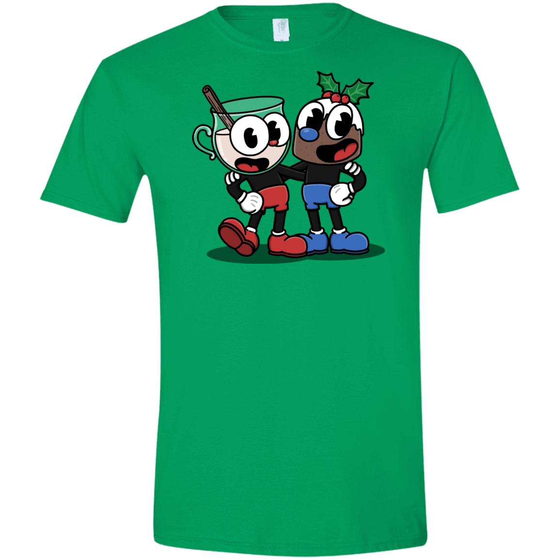 T-Shirts Irish Green / S Eggnoghead and Puddingman Men's Semi-Fitted Softstyle