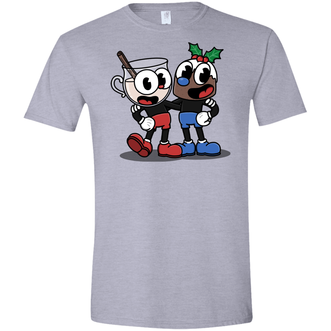 T-Shirts Sport Grey / X-Small Eggnoghead and Puddingman Men's Semi-Fitted Softstyle