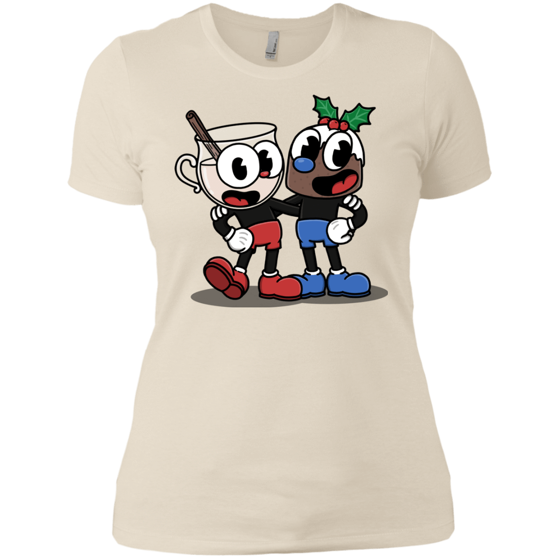 T-Shirts Ivory/ / X-Small Eggnoghead and Puddingman Women's Premium T-Shirt