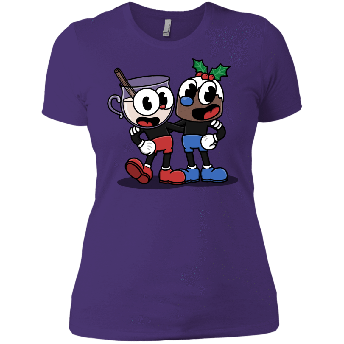 T-Shirts Purple Rush/ / X-Small Eggnoghead and Puddingman Women's Premium T-Shirt