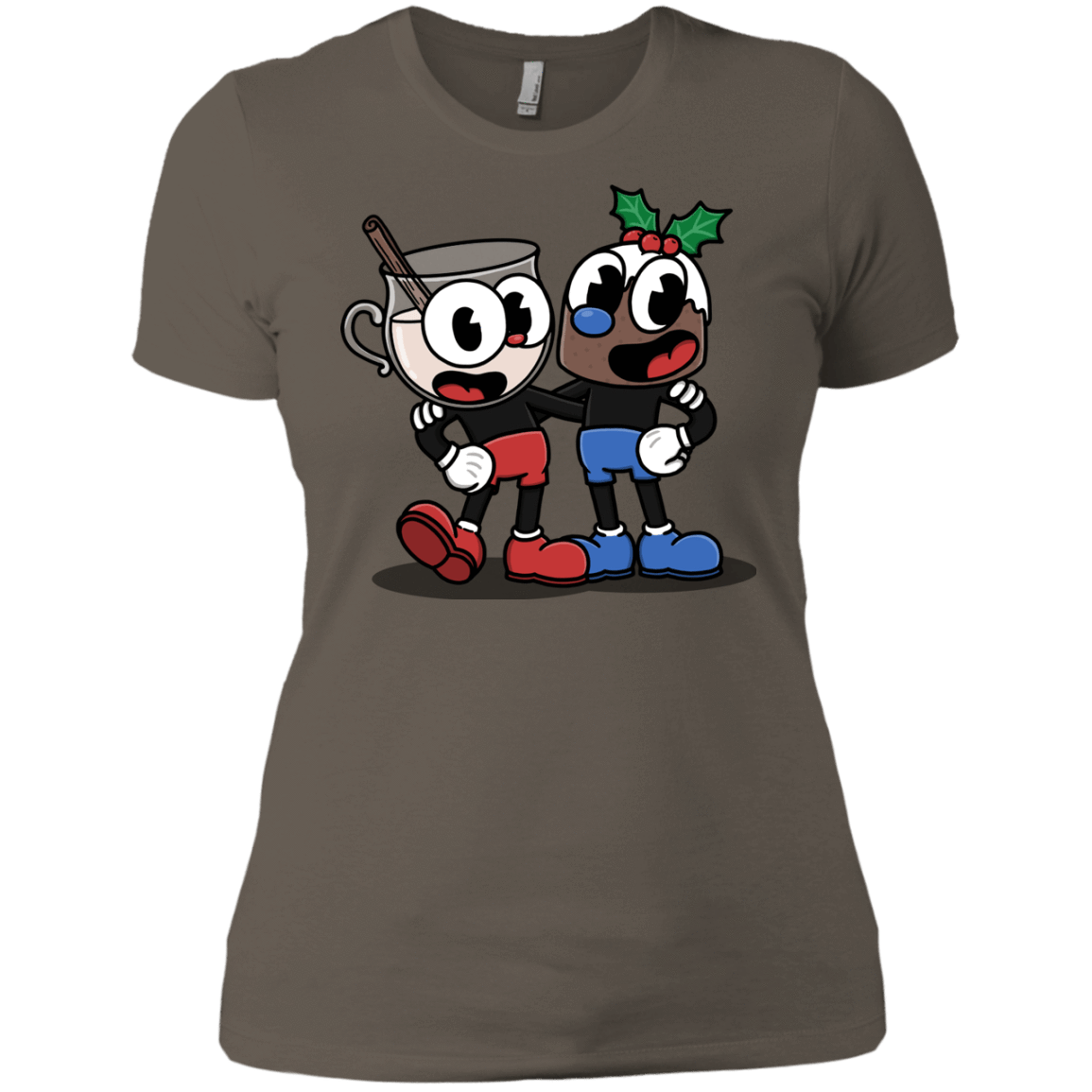 T-Shirts Warm Grey / X-Small Eggnoghead and Puddingman Women's Premium T-Shirt