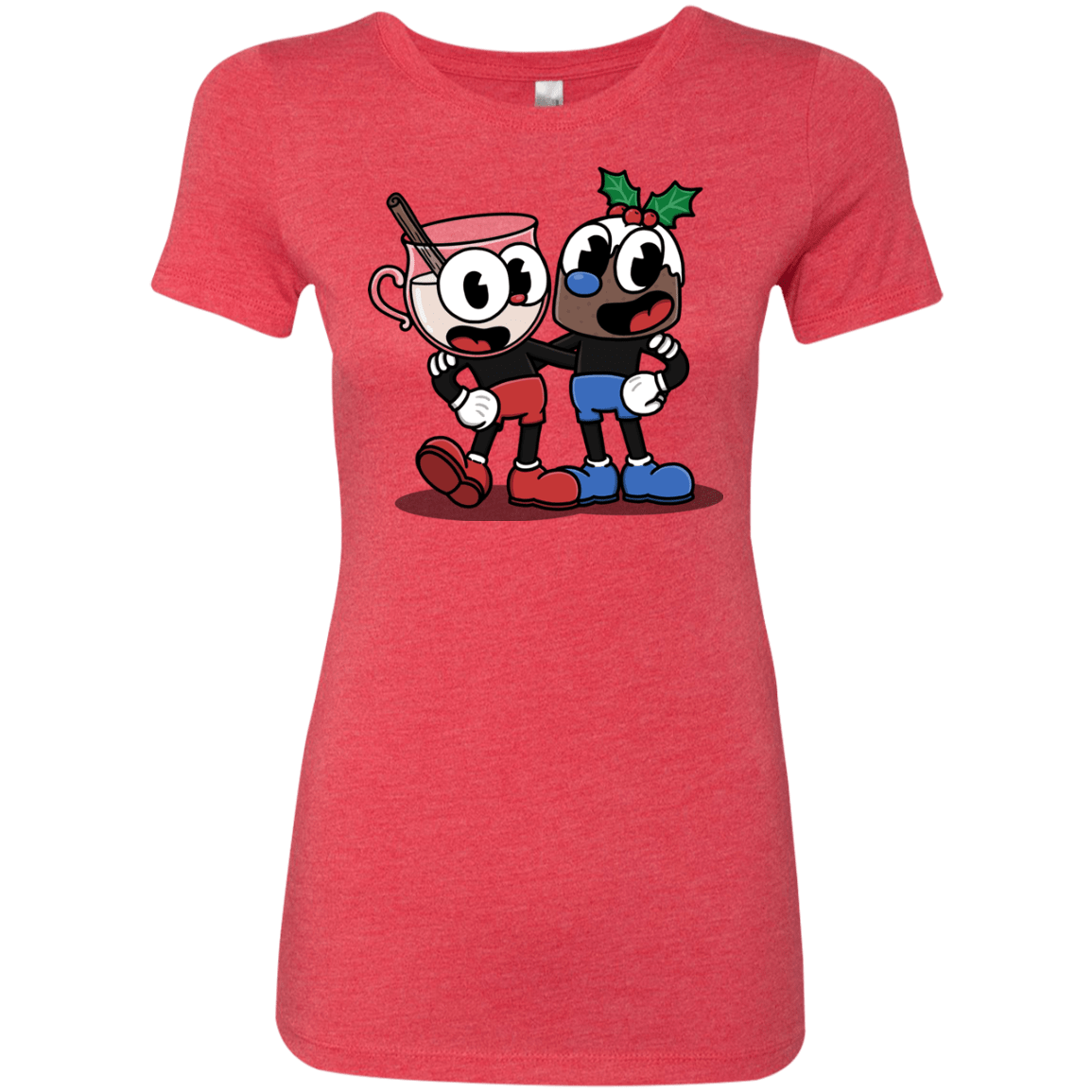 T-Shirts Vintage Red / S Eggnoghead and Puddingman Women's Triblend T-Shirt