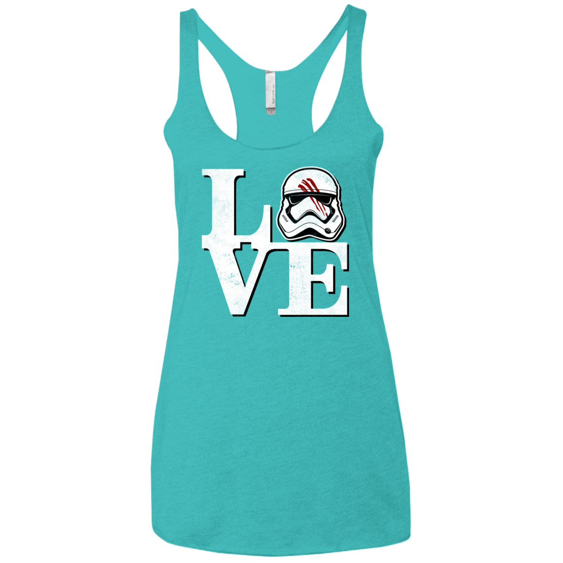 T-Shirts Tahiti Blue / X-Small Eight Seven Love Women's Triblend Racerback Tank