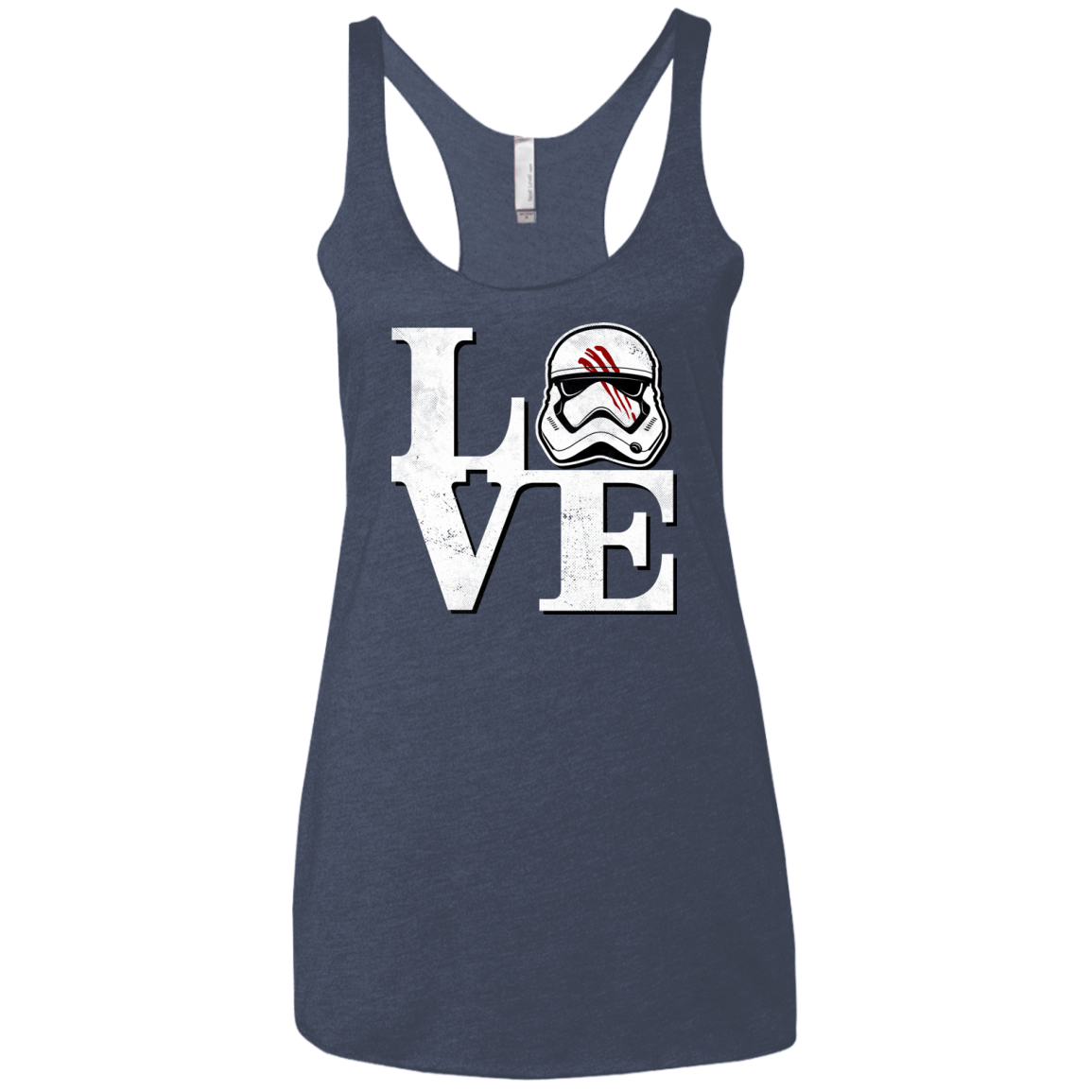 T-Shirts Vintage Navy / X-Small Eight Seven Love Women's Triblend Racerback Tank
