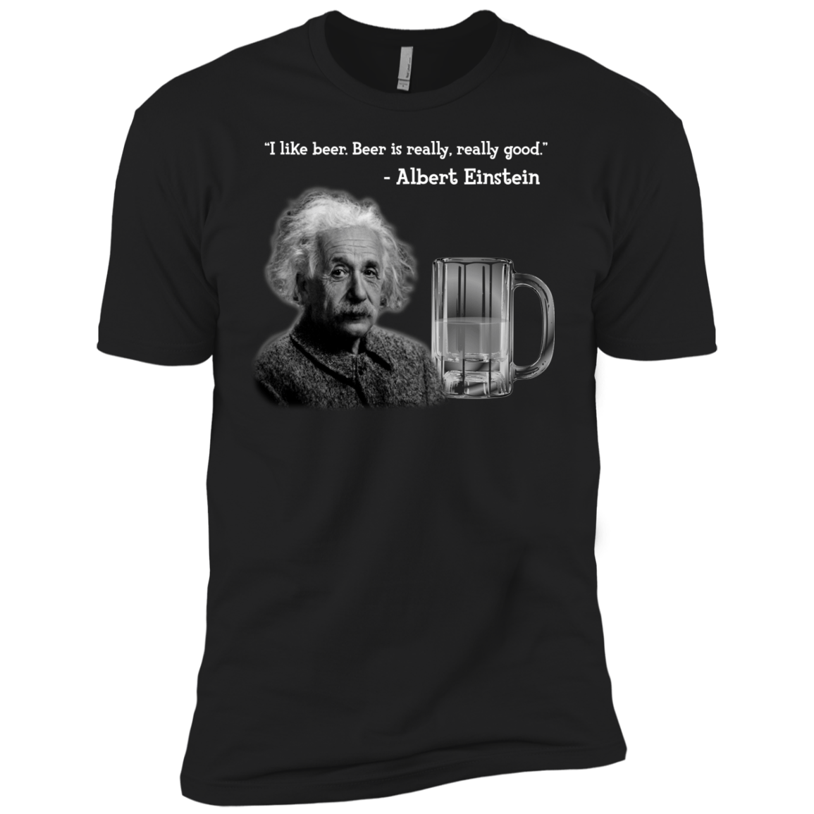 T-Shirts Black / YXS Einstein Boys Premium T-Shirt