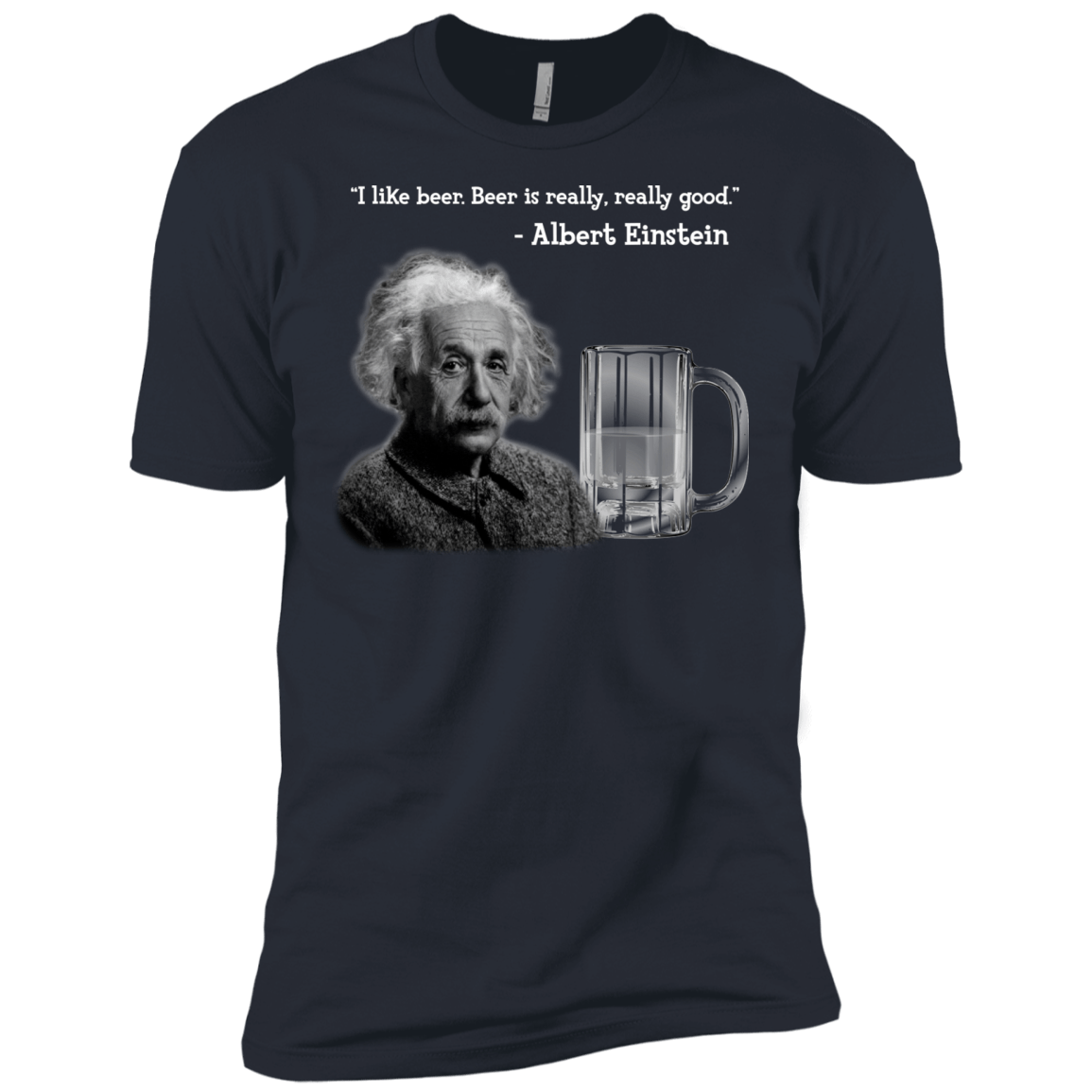 T-Shirts Indigo / X-Small Einstein Men's Premium T-Shirt