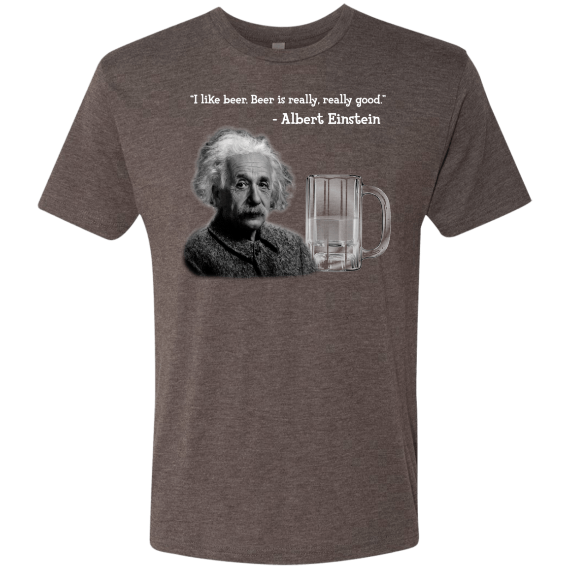 T-Shirts Macchiato / Small Einstein Men's Triblend T-Shirt