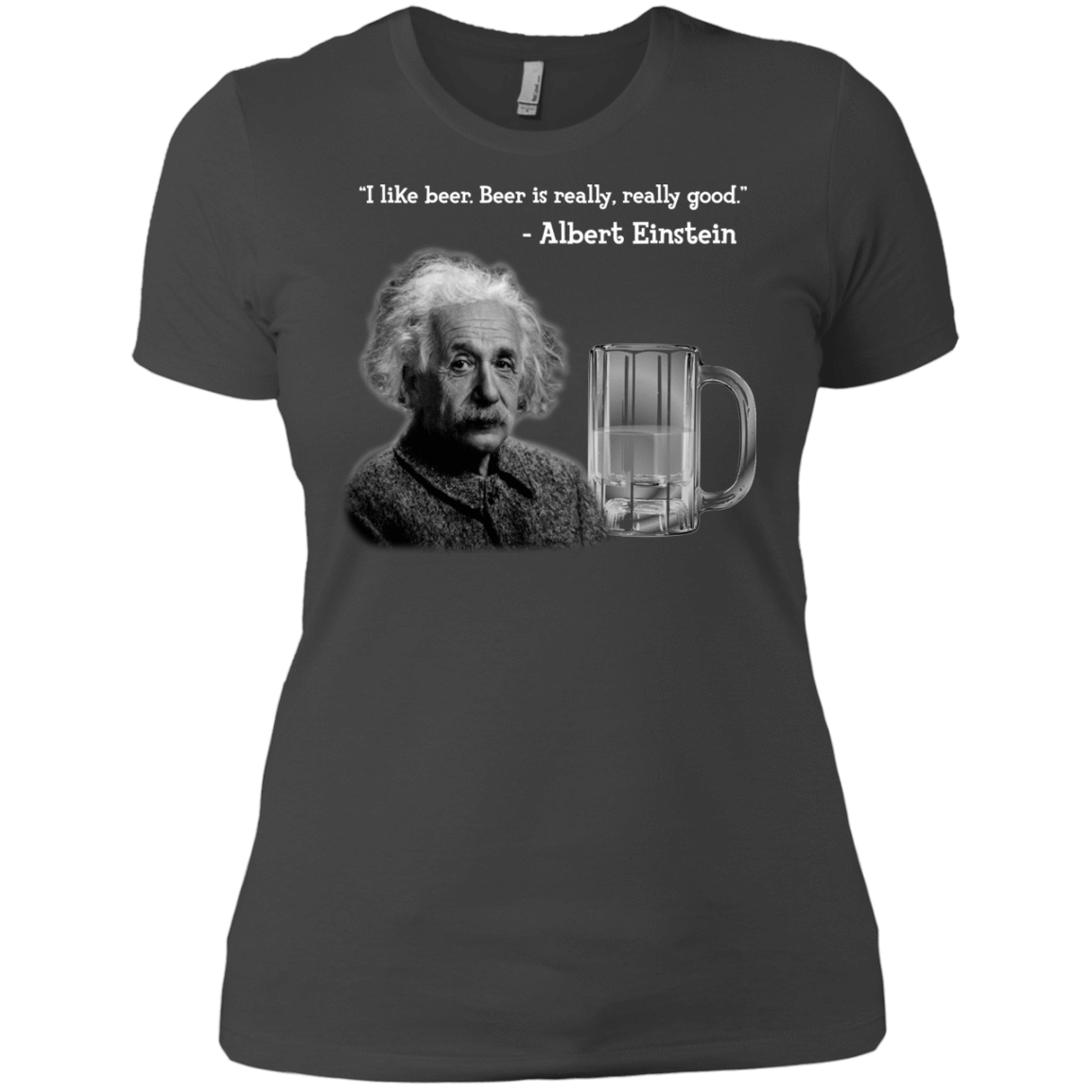 T-Shirts Heavy Metal / X-Small Einstein Women's Premium T-Shirt