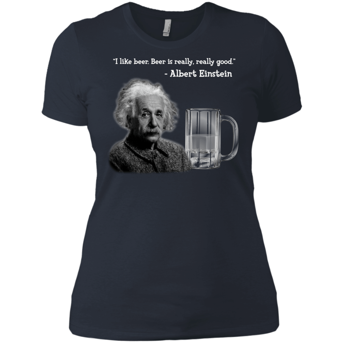T-Shirts Indigo / X-Small Einstein Women's Premium T-Shirt
