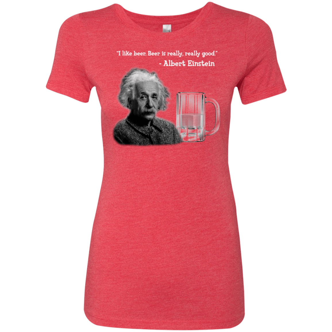 T-Shirts Vintage Red / Small Einstein Women's Triblend T-Shirt
