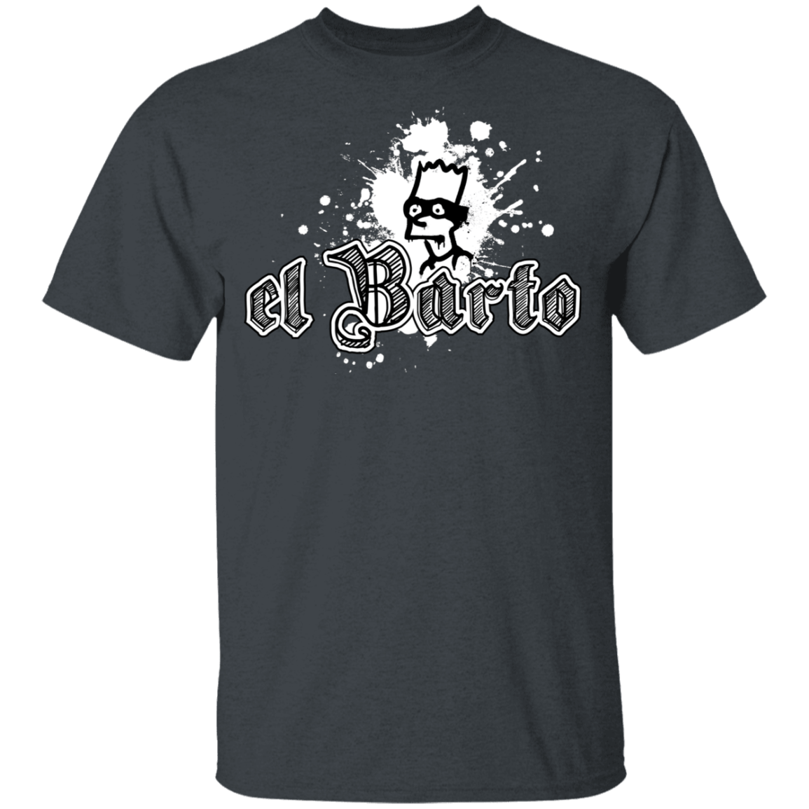 T-Shirts Dark Heather / YXS el Barto Youth T-Shirt