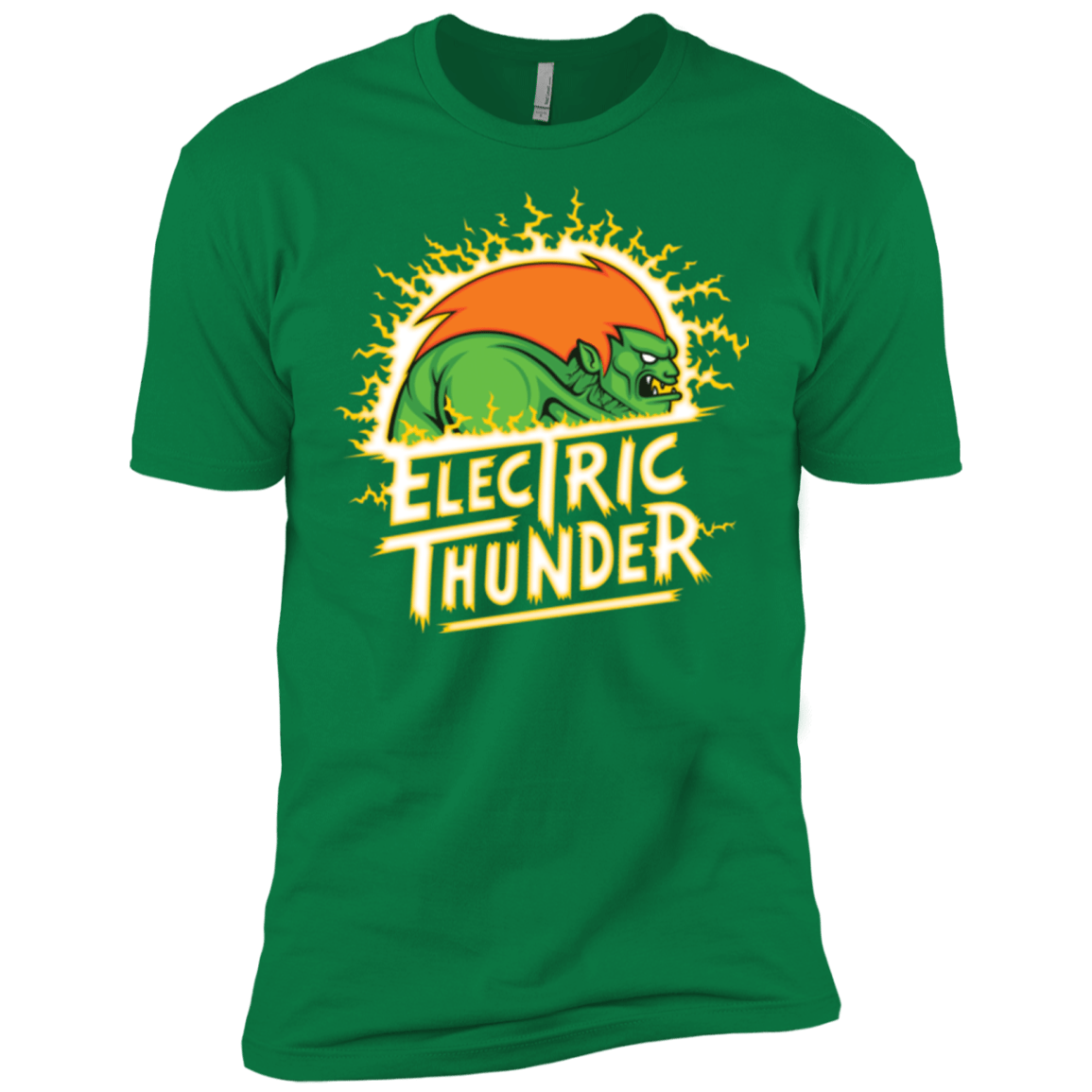T-Shirts Kelly Green / X-Small Electric Thunder Men's Premium T-Shirt