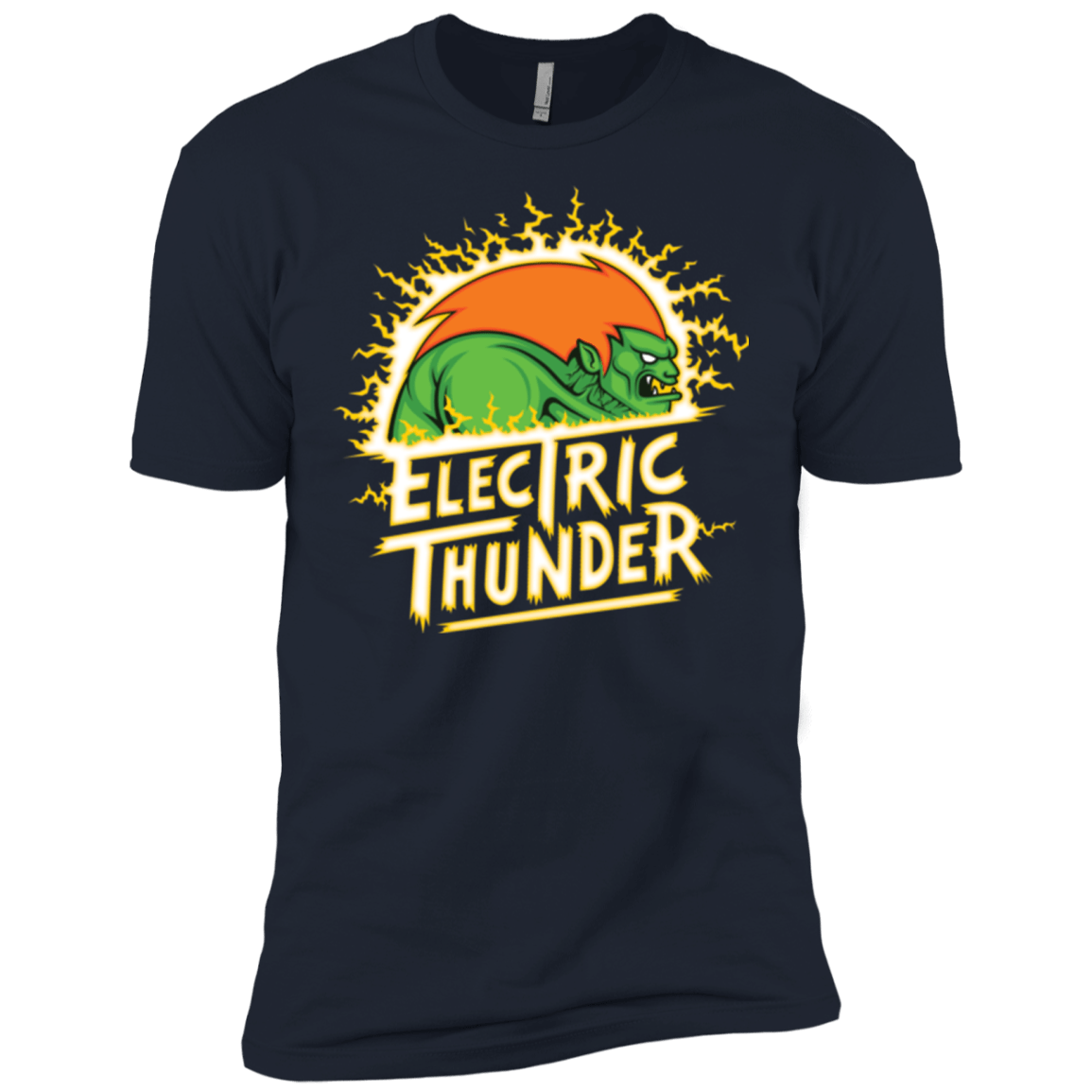 T-Shirts Midnight Navy / X-Small Electric Thunder Men's Premium T-Shirt