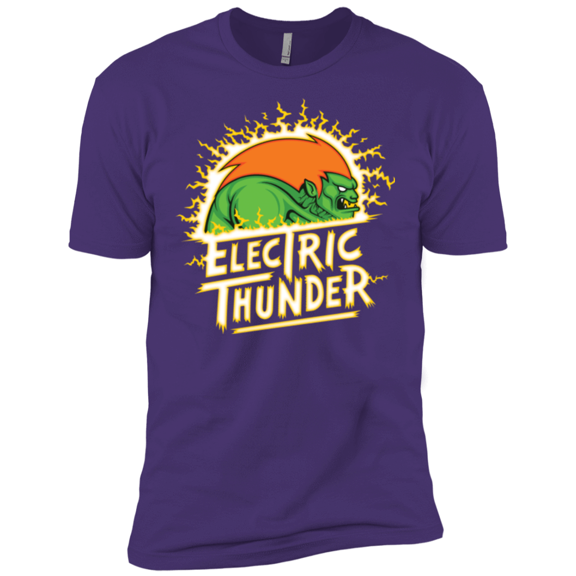 T-Shirts Purple / X-Small Electric Thunder Men's Premium T-Shirt