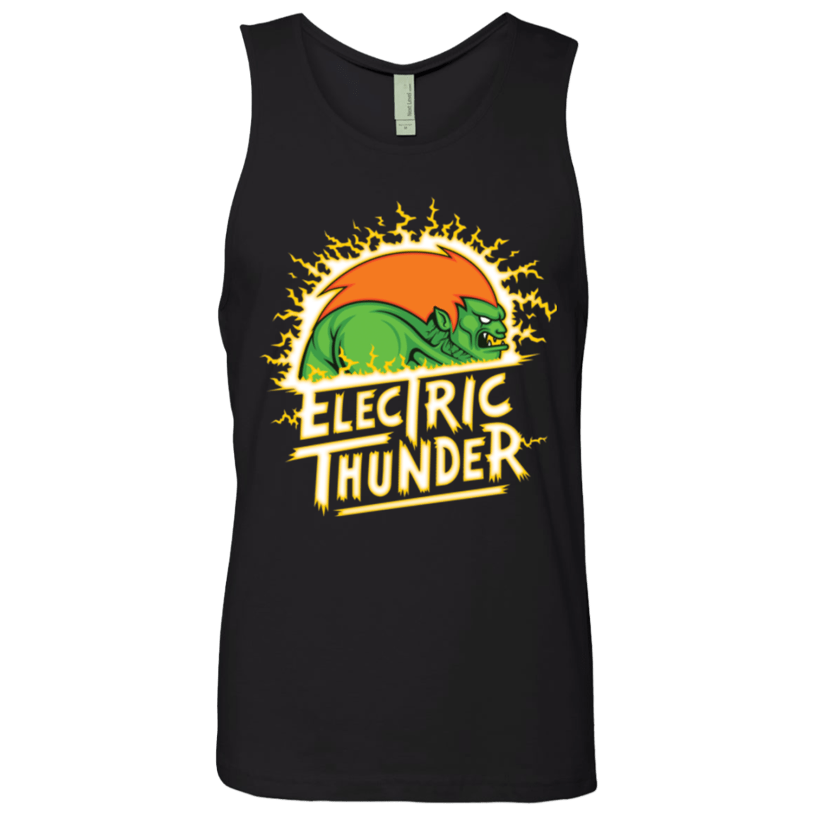 T-Shirts Black / Small Electric Thunder Men's Premium Tank Top