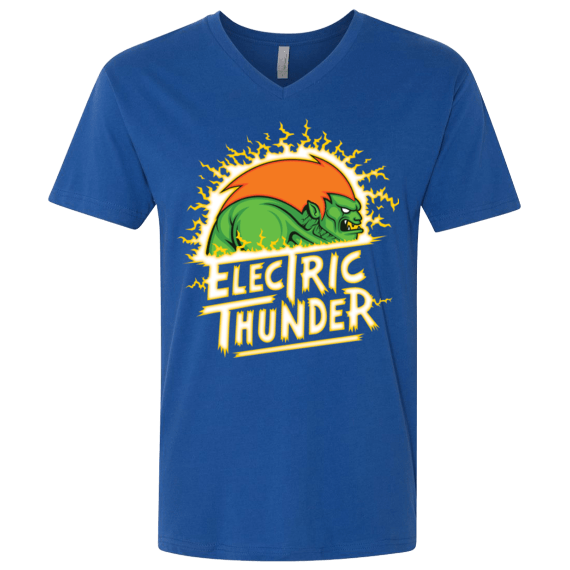T-Shirts Royal / X-Small Electric Thunder Men's Premium V-Neck