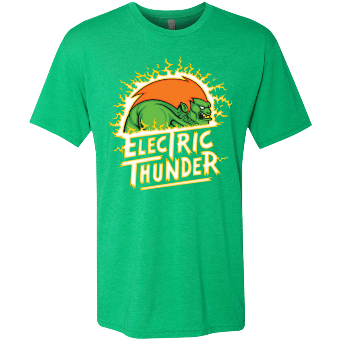 T-Shirts Envy / Small Electric Thunder Men's Triblend T-Shirt