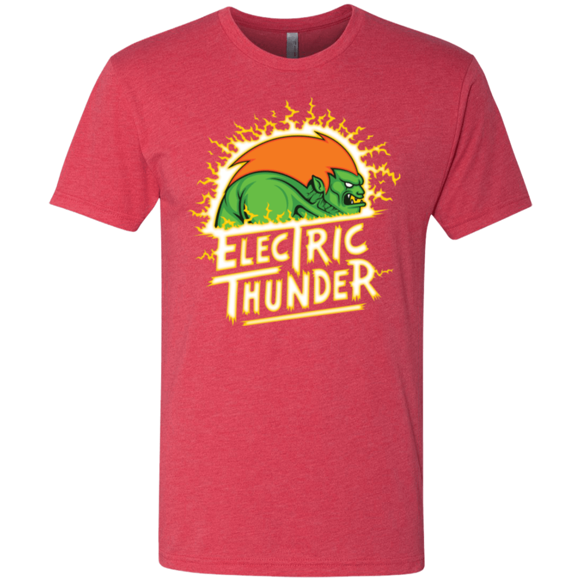 T-Shirts Vintage Red / Small Electric Thunder Men's Triblend T-Shirt