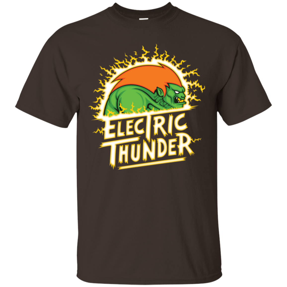T-Shirts Dark Chocolate / Small Electric Thunder T-Shirt