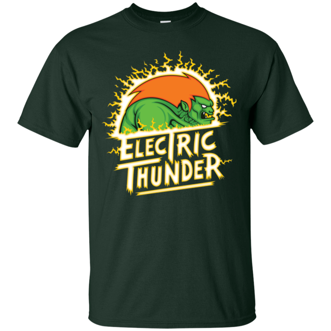 T-Shirts Forest Green / Small Electric Thunder T-Shirt