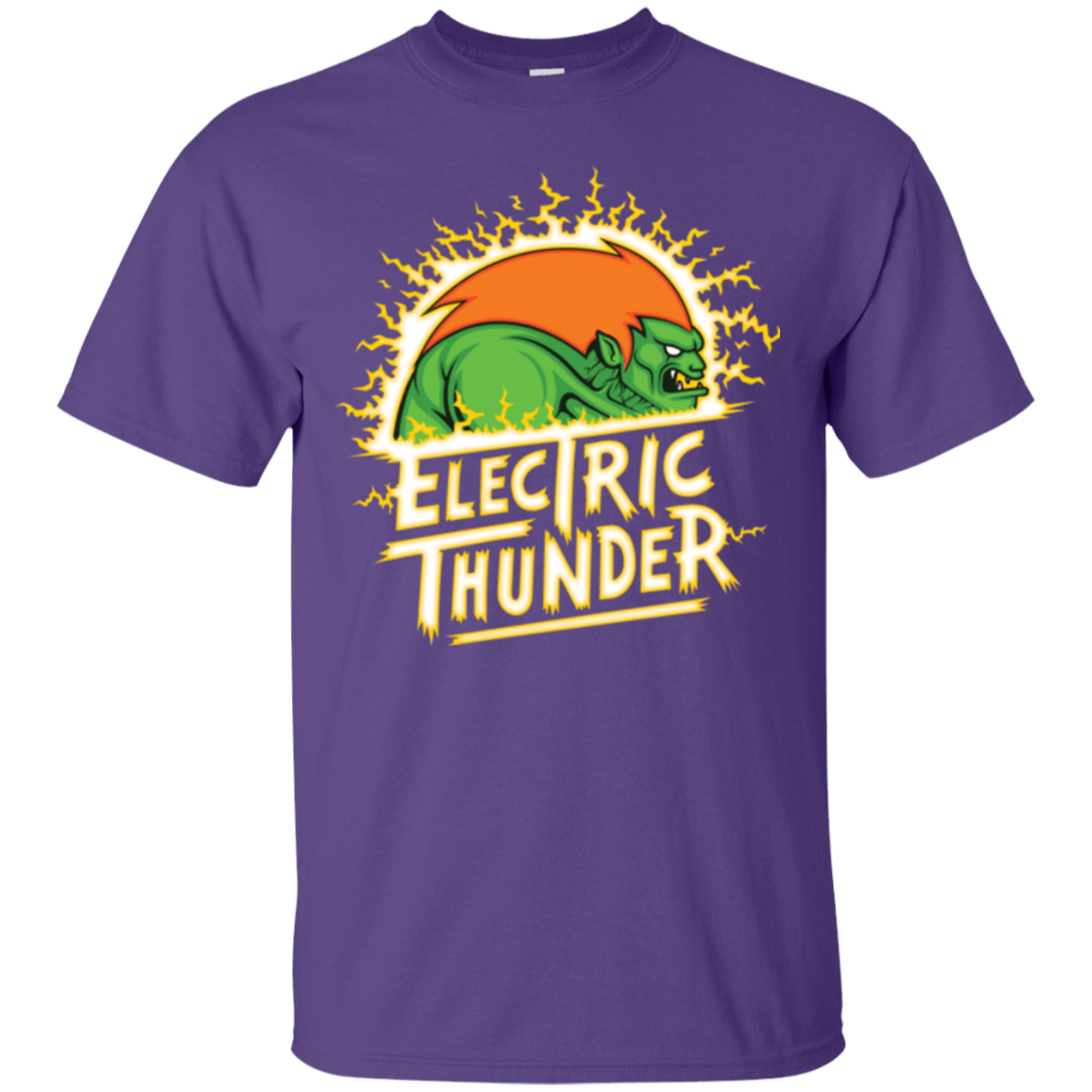 T-Shirts Purple / Small Electric Thunder T-Shirt