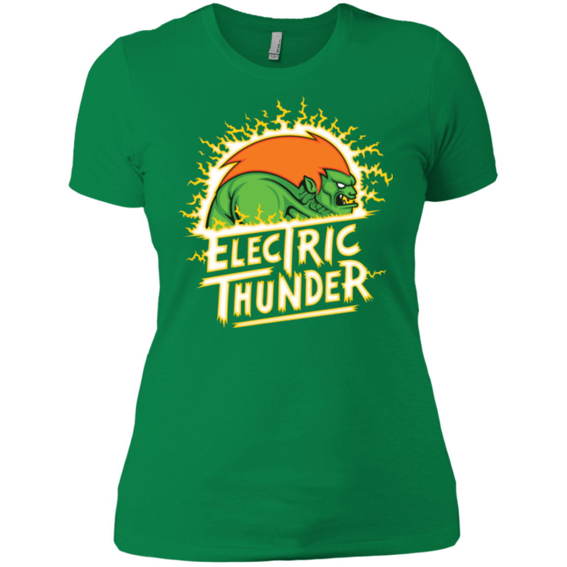 T-Shirts Kelly Green / X-Small Electric Thunder Women's Premium T-Shirt