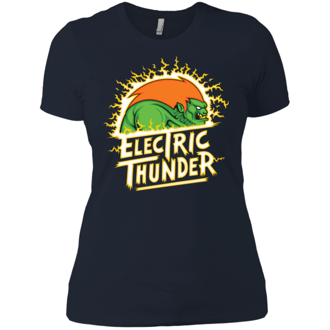 T-Shirts Midnight Navy / X-Small Electric Thunder Women's Premium T-Shirt