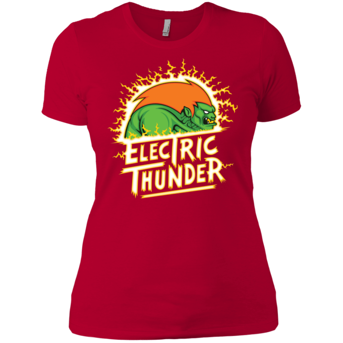 T-Shirts Red / X-Small Electric Thunder Women's Premium T-Shirt