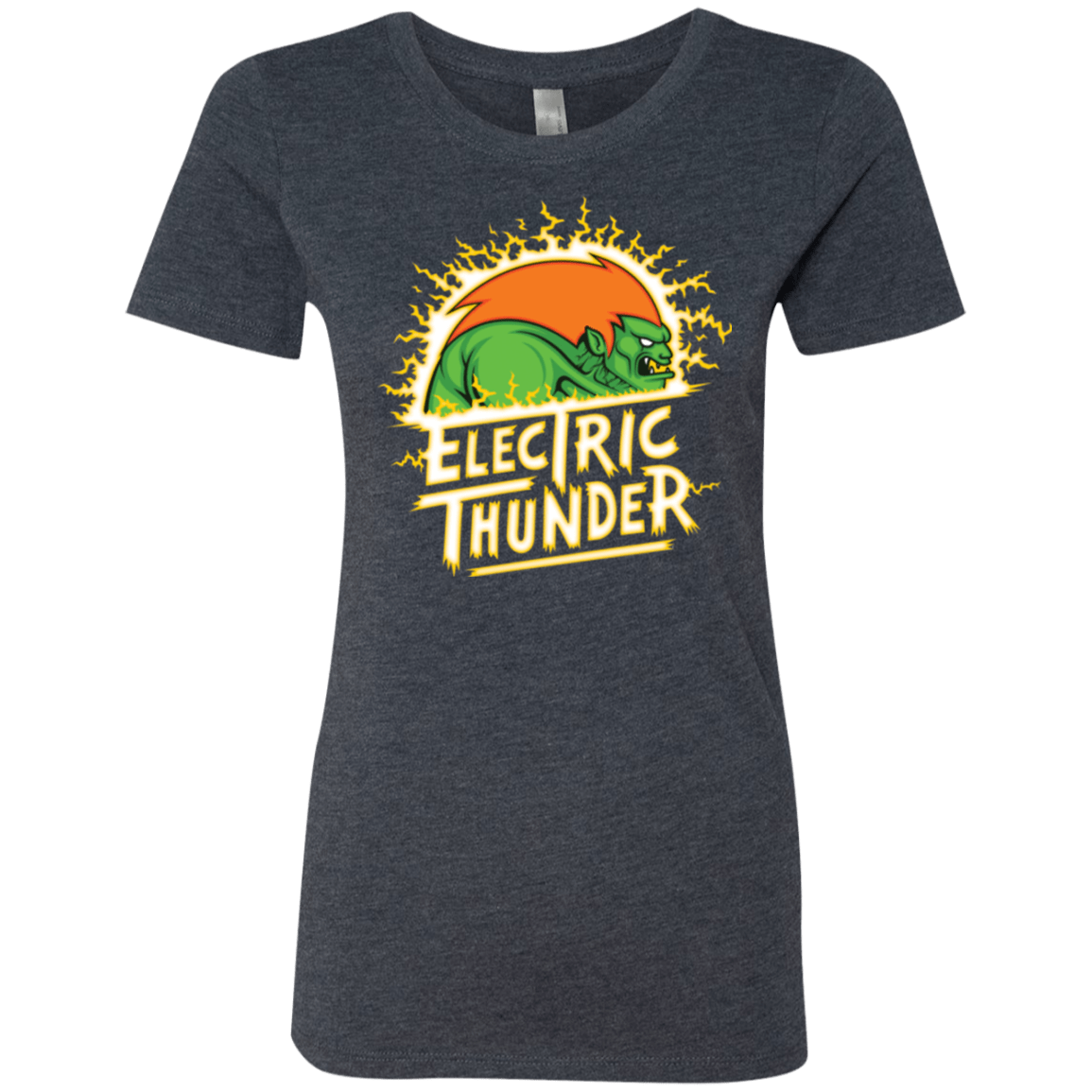 T-Shirts Vintage Navy / Small Electric Thunder Women's Triblend T-Shirt