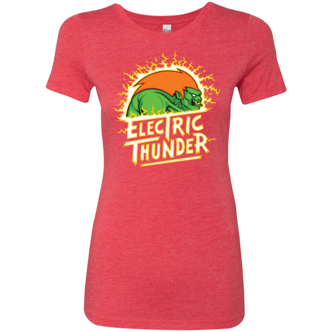 T-Shirts Vintage Red / Small Electric Thunder Women's Triblend T-Shirt