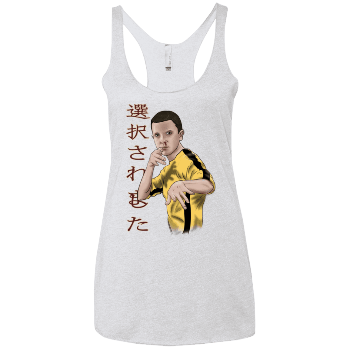 T-Shirts Heather White / X-Small ELEEven Women's Triblend Racerback Tank