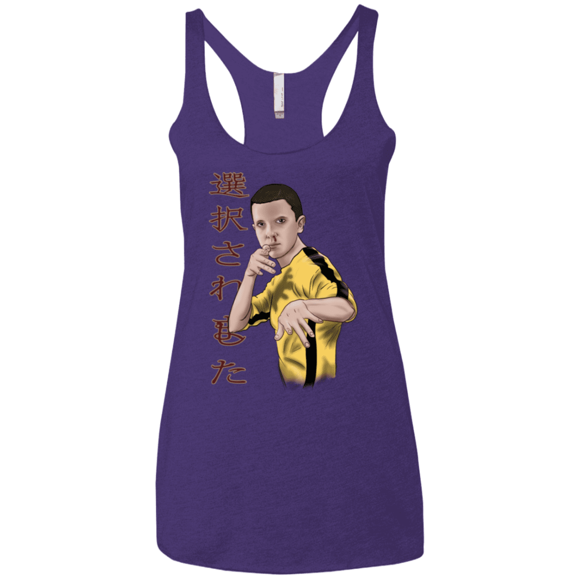 T-Shirts Purple Rush / X-Small ELEEven Women's Triblend Racerback Tank