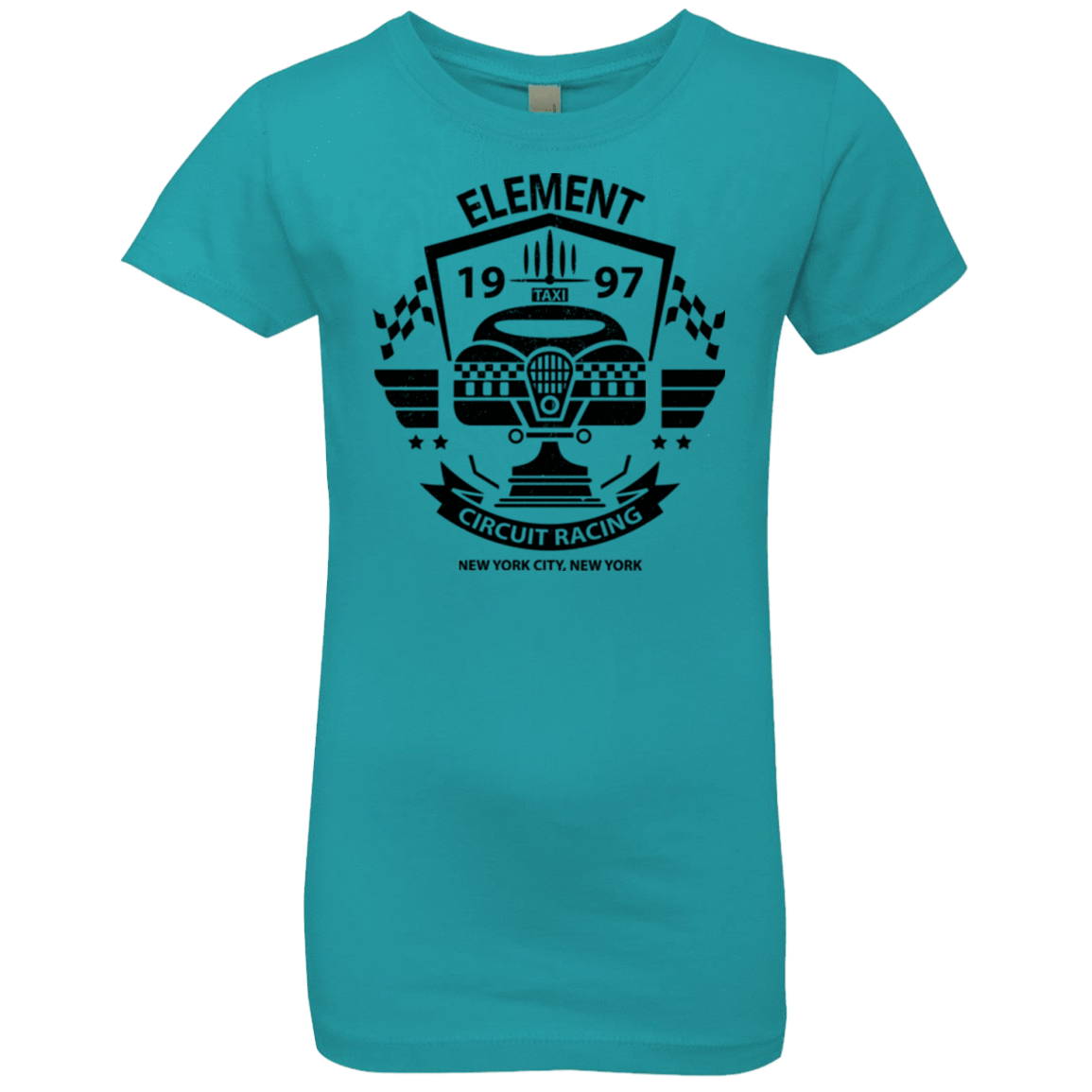 T-Shirts Tahiti Blue / YXS Element Circuit Girls Premium T-Shirt