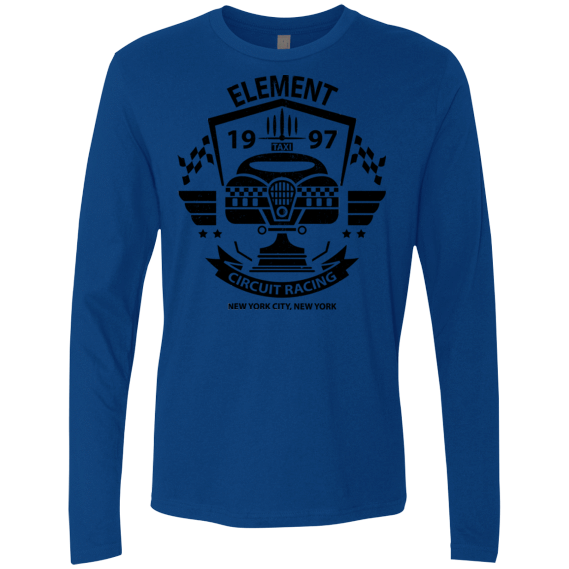 T-Shirts Royal / Small Element Circuit Men's Premium Long Sleeve