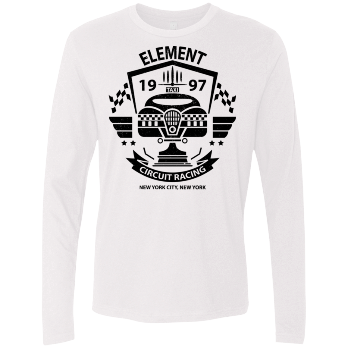 T-Shirts White / Small Element Circuit Men's Premium Long Sleeve