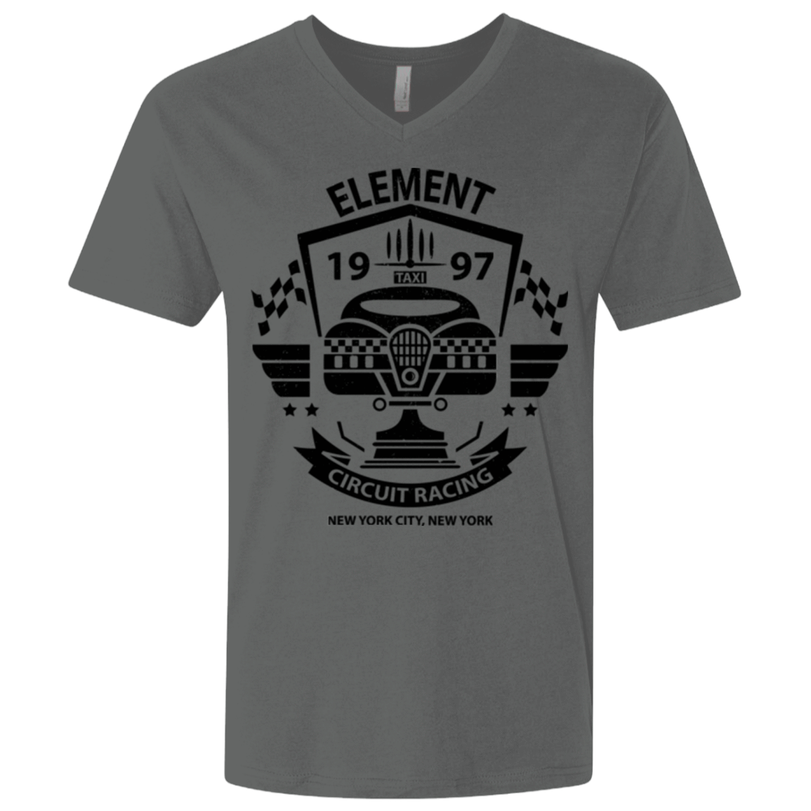 T-Shirts Heavy Metal / X-Small Element Circuit Men's Premium V-Neck