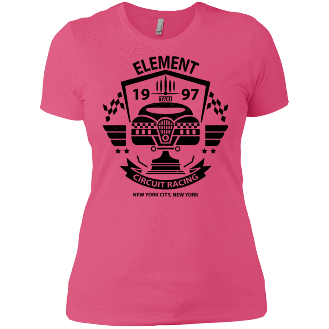 T-Shirts Hot Pink / X-Small Element Circuit Women's Premium T-Shirt