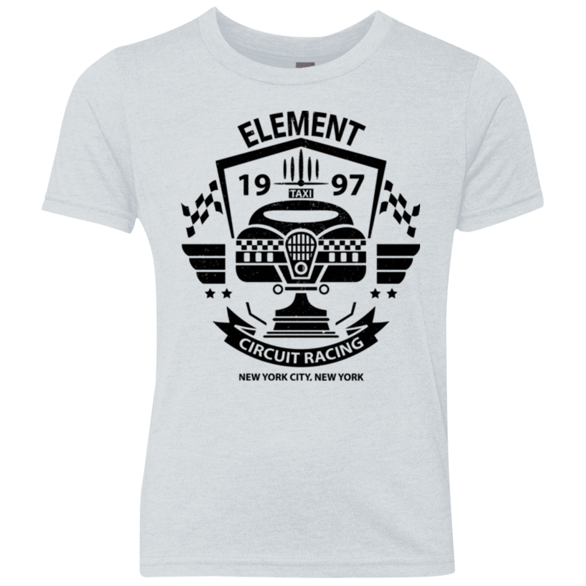T-Shirts Heather White / YXS Element Circuit Youth Triblend T-Shirt