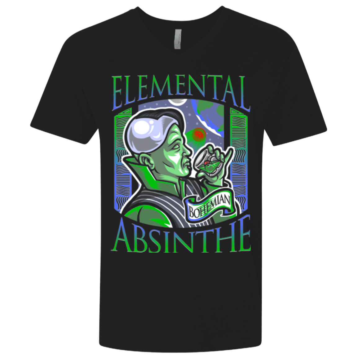 T-Shirts Black / X-Small Elemental Absinthe Men's Premium V-Neck