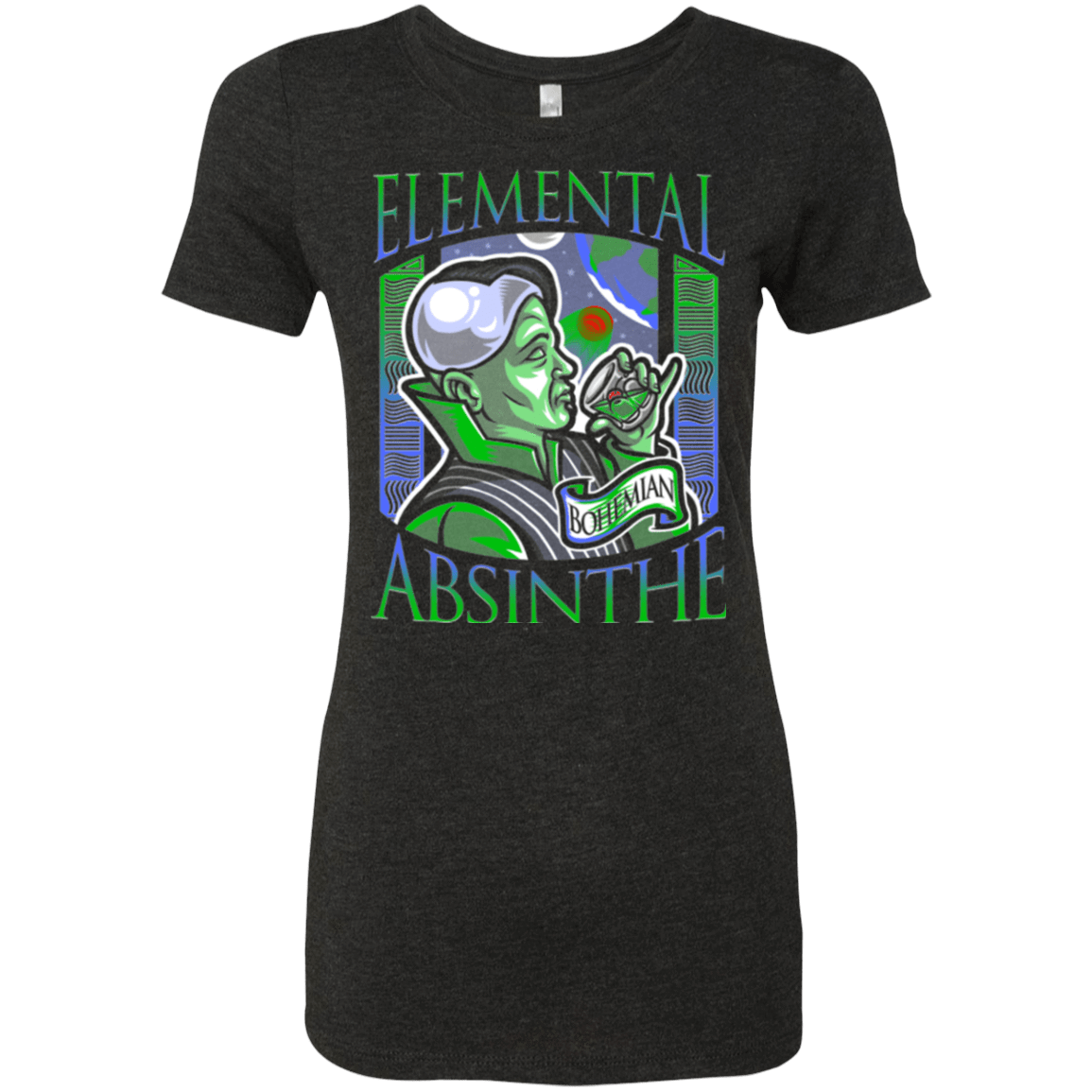 T-Shirts Vintage Black / Small Elemental Absinthe Women's Triblend T-Shirt