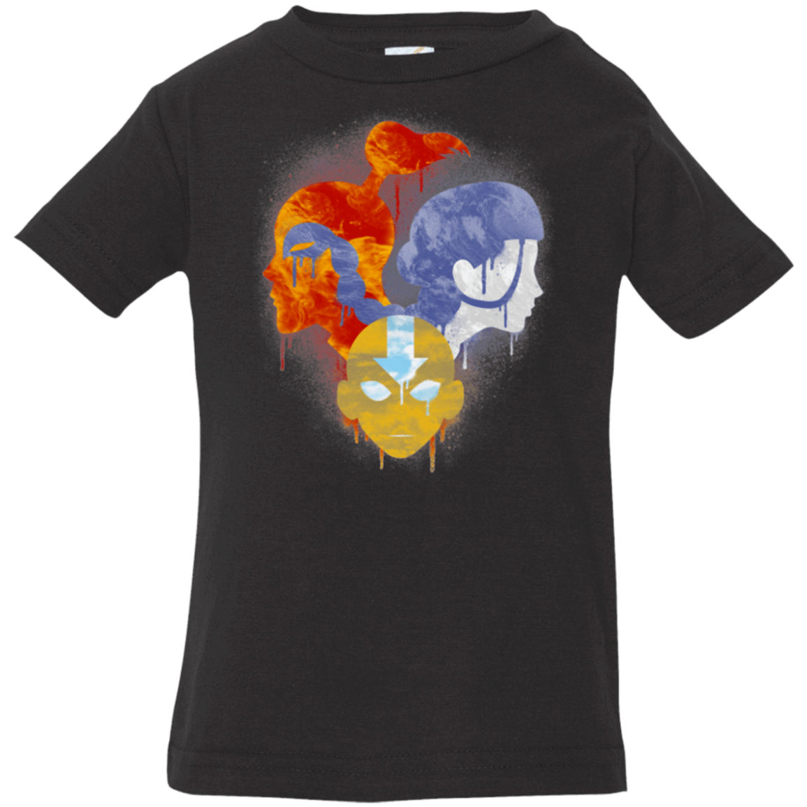 T-Shirts Black / 6 Months Elemental Love Triangle Infant Premium T-Shirt