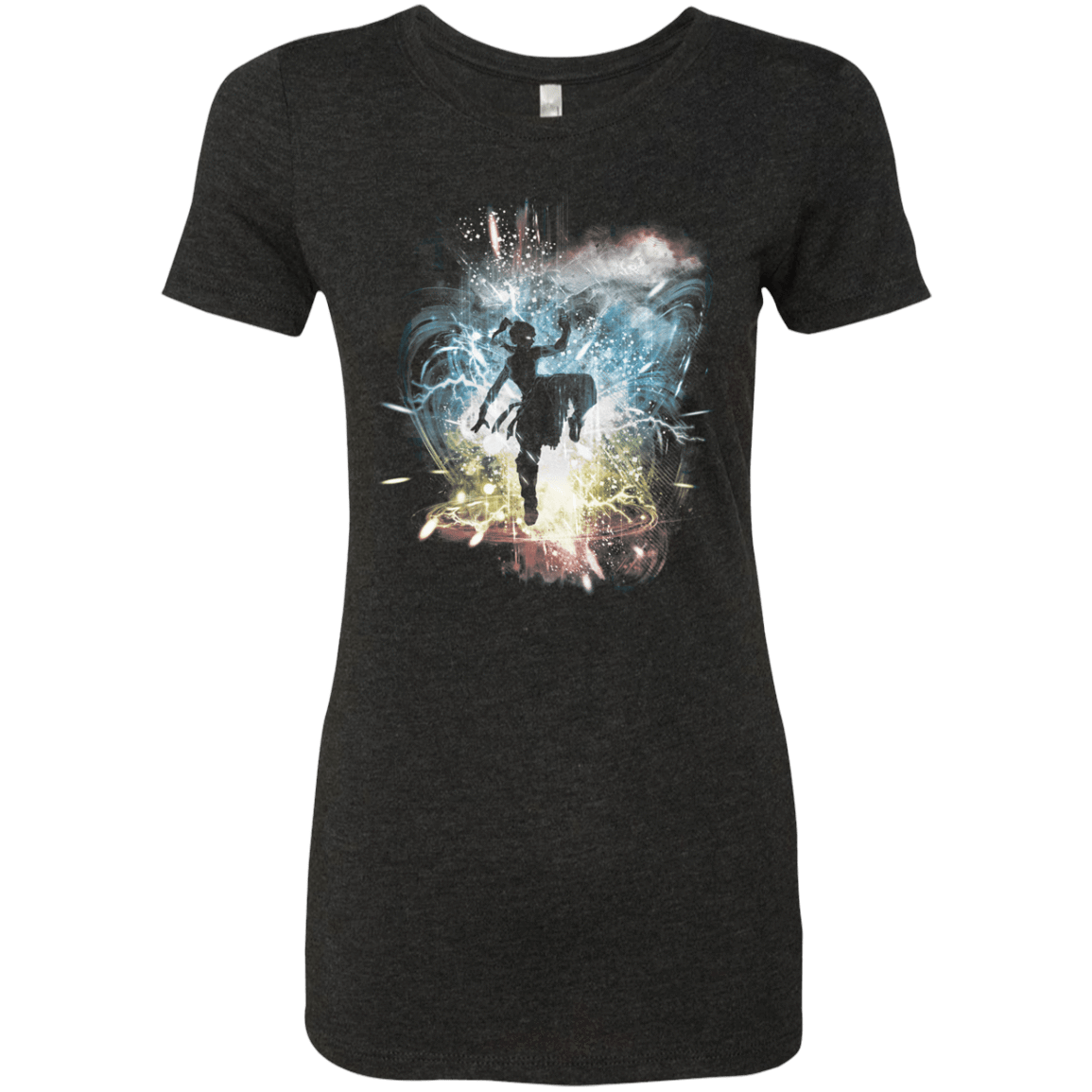 T-Shirts Vintage Black / S Elemental Storm-Korra Women's Triblend T-Shirt