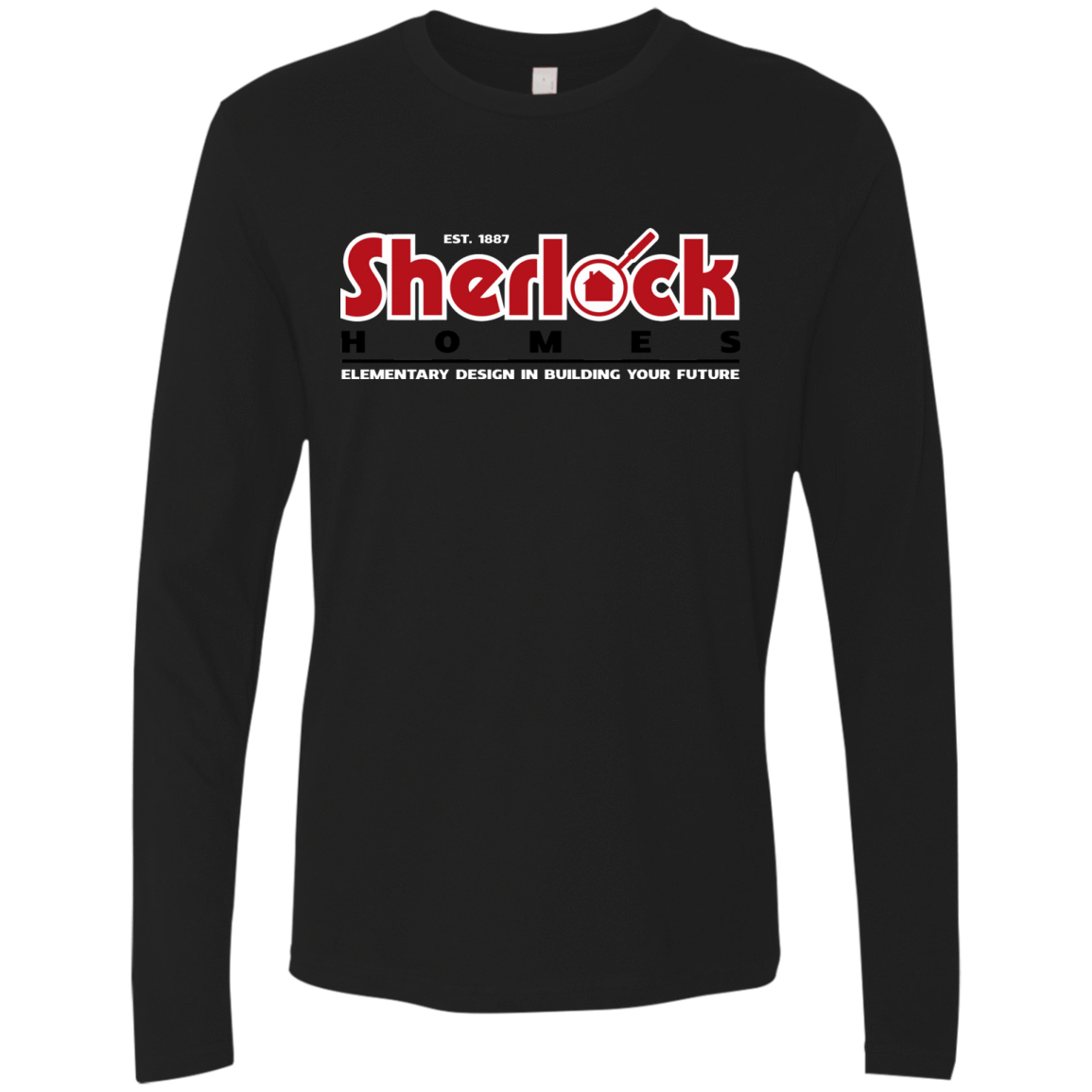 T-Shirts Black / Small Elementary Design Men's Premium Long Sleeve