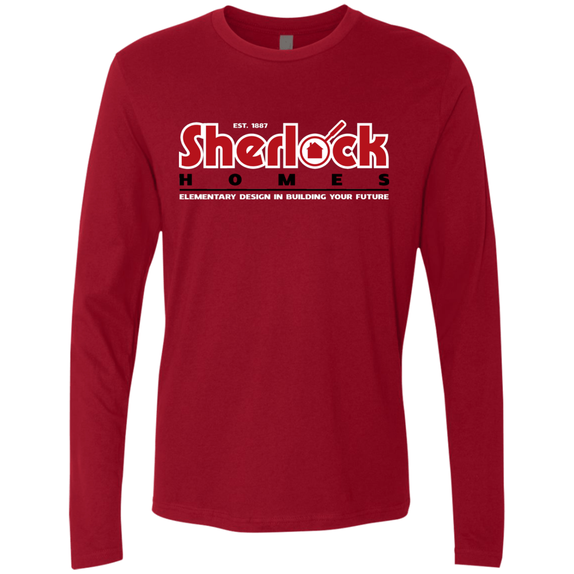 T-Shirts Cardinal / Small Elementary Design Men's Premium Long Sleeve