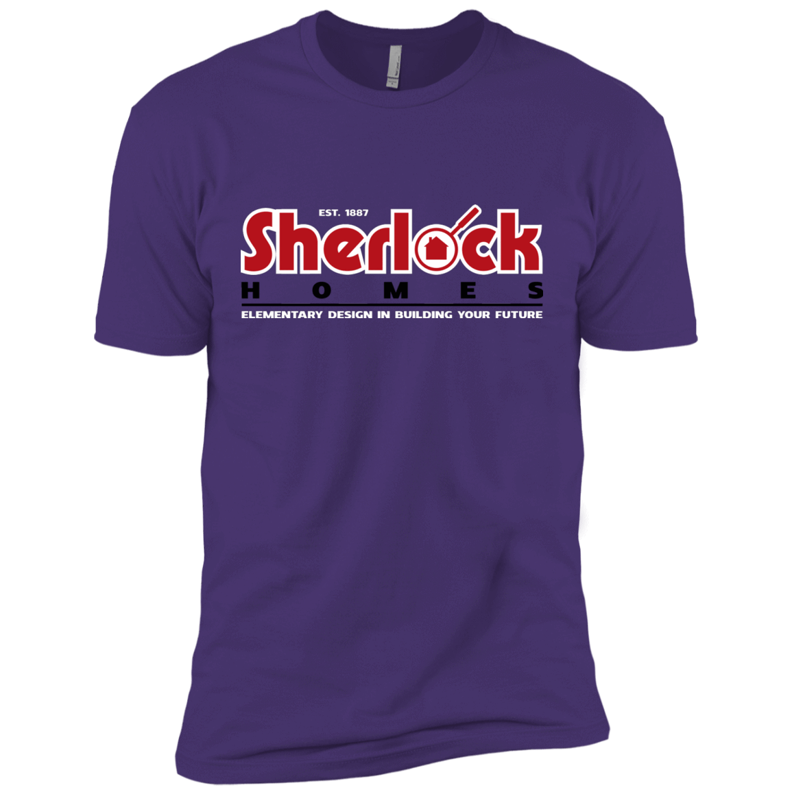 T-Shirts Purple / X-Small Elementary Design Men's Premium T-Shirt