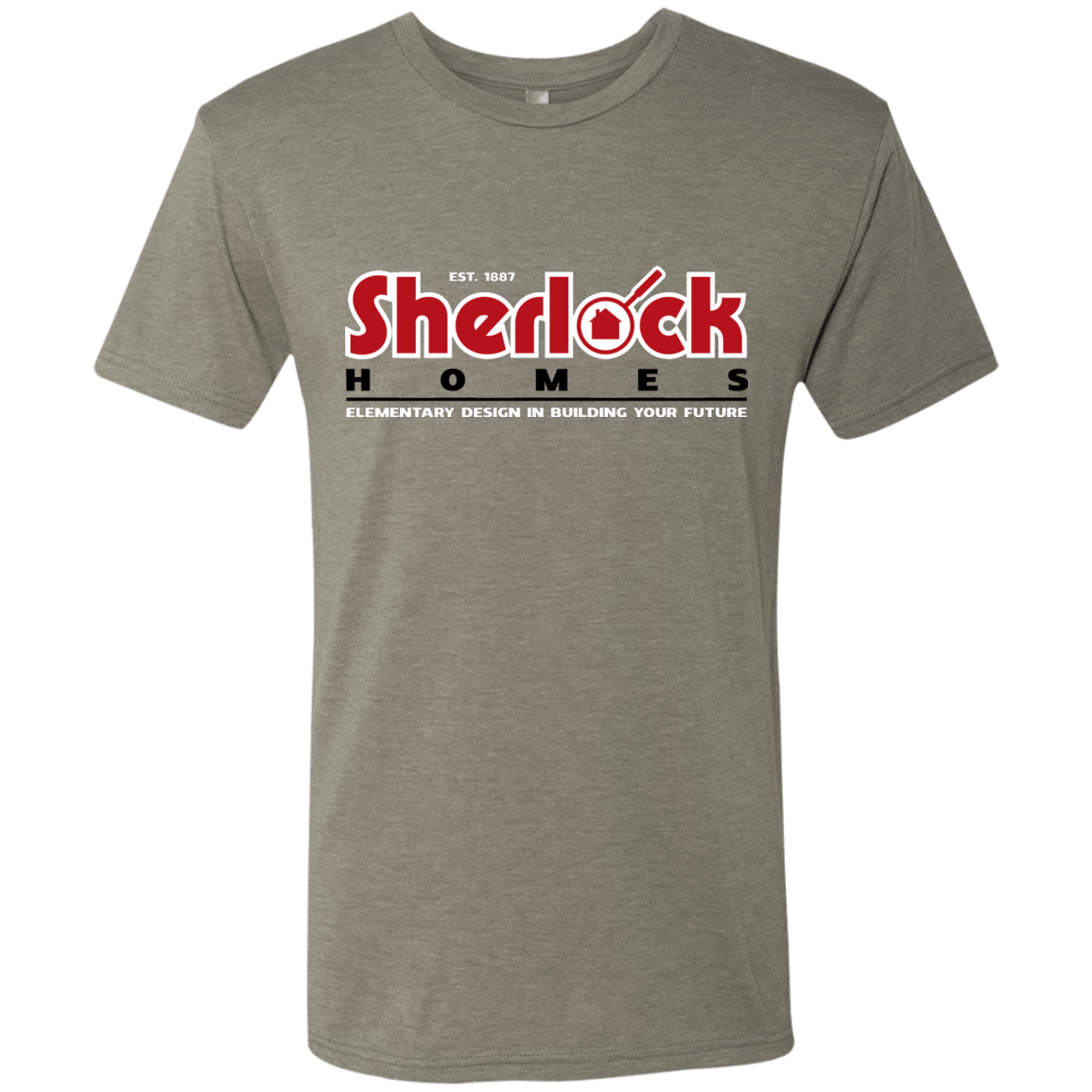 T-Shirts Venetian Grey / Small Elementary Design Men's Triblend T-Shirt