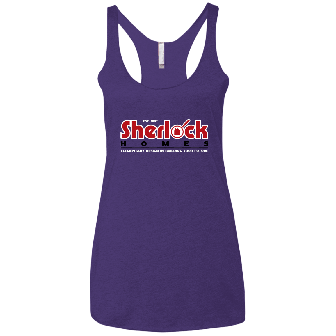 T-Shirts Purple / X-Small Elementary Design Women's Triblend Racerback Tank