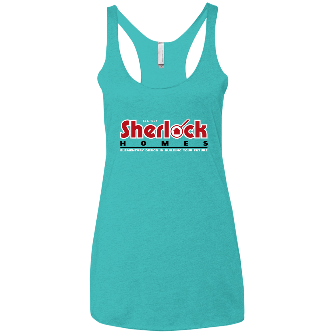 T-Shirts Tahiti Blue / X-Small Elementary Design Women's Triblend Racerback Tank